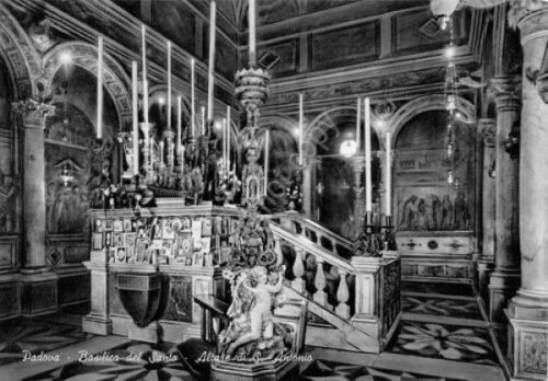 Cartolina Padova Basilica di S. Antonio interno | Immagine principale