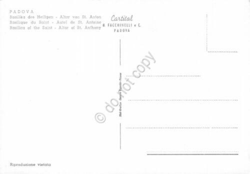 Cartolina Padova Basilica di S. Antonio interno | Immagine Gallery 2