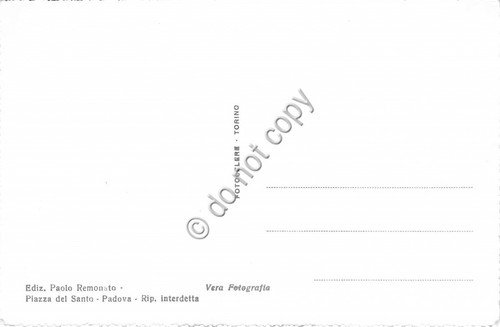 Cartolina Padova Basilica S. Antonio Altare del Santo animata