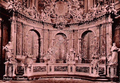 Cartolina Padova Basilica S. Antonio Timbro a targhetta Panettone Motta … | Immagine Gallery 2