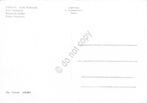 Cartolina Padova Caffè Pedrocchi auto d'epoca | Immagine Gallery 2