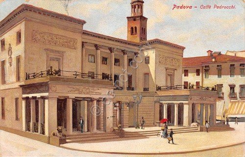 Cartolina Padova Caffè Pedrocchi illustrata anni '10 | Immagine principale