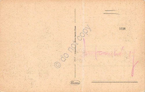 Cartolina Padova Piazza Spalato animata anni '30