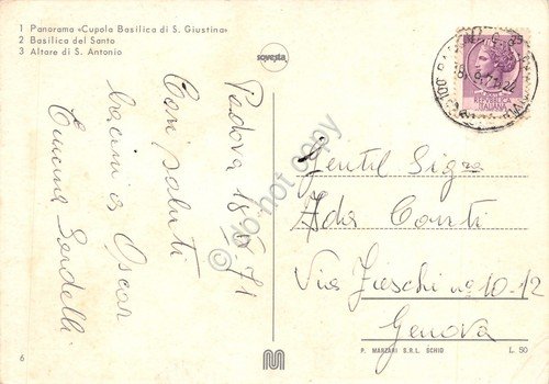 Cartolina Padova vedute 1971 | Immagine Gallery 2