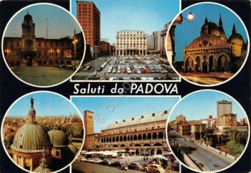 Cartolina Padova vedute 1972 | Immagine principale