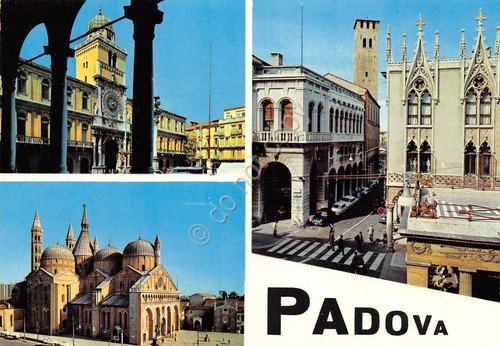Cartolina Padova vedute e Basilica | Immagine principale