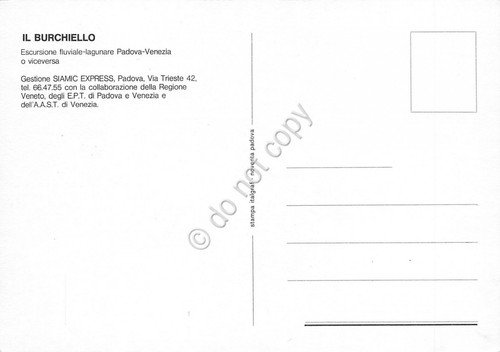 Cartolina Padova Venezia Il burchiello escursione fluviale | Immagine Gallery 2