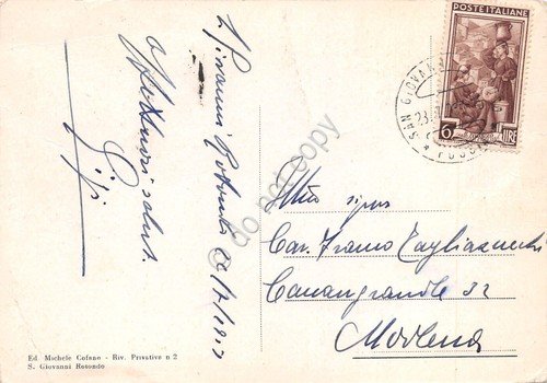 Cartolina Padre Pio da Pietralcina anni '50 | Immagine Gallery 2