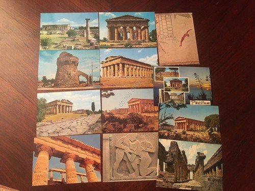 Cartolina Paestum lotto di 25 cartoline Arte Museo Templi | Immagine Gallery 2