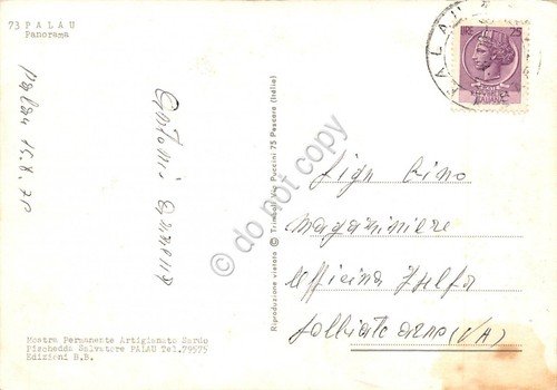 Cartolina Palau Panorama 1970