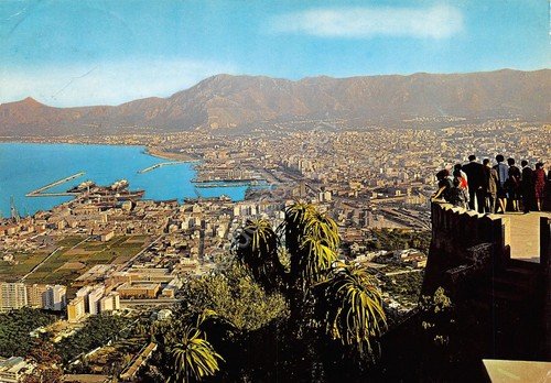 Cartolina Palermo Panorama 1966
