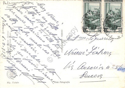 Cartolina Palermo panorama dall'alto animata 1952 | Immagine Gallery 2