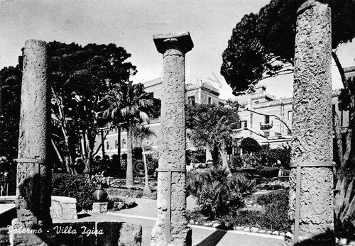 Cartolina Palermo Villa Igiea 1967 Timbro PT | Immagine principale