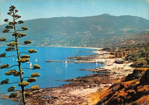 Cartolina Palinuro dintorni spiaggia delle Saline Ed Hotel S. Caterina