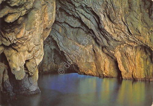 Cartolina Palinuro Grotta Azzurra anni '80