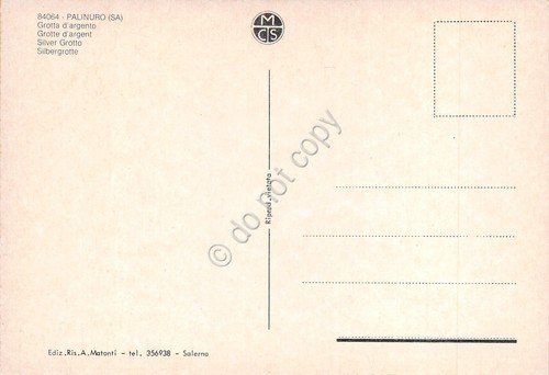 Cartolina Palinuro Grotta d'Argento anni '80 | Immagine Gallery 2
