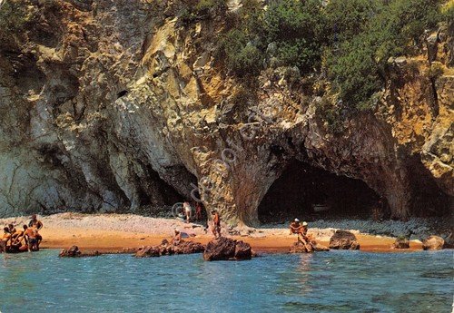 Cartolina Palinuro Grotte Spiaggia Buondormire 1973