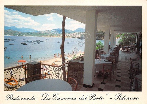 Cartolina Palinuro Ristorante La Taverna del Porto terrazza mare