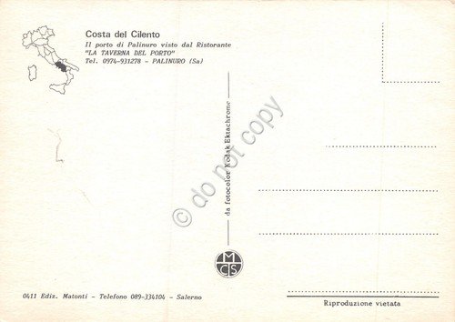 Cartolina Palinuro Ristorante La Taverna del Porto terrazza mare | Immagine Gallery 2