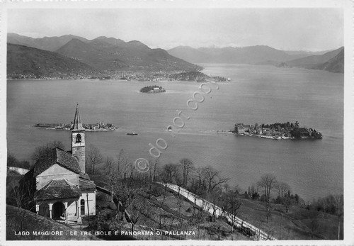 Cartolina Pallanza le tre isole Lago Maggiore (Verbania) | Immagine principale