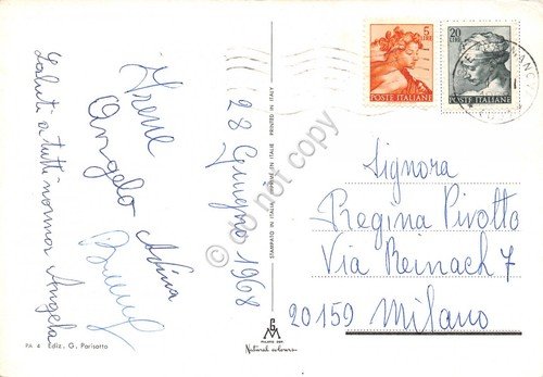 Cartolina Palmanova 5 vedute paese e rose (Udine) | Immagine Gallery 2