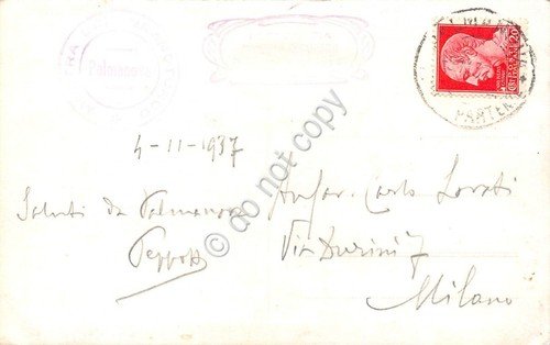 Cartolina Palmanova Mostra del Granoturco 1937
