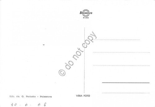 Cartolina Palmanova Pianta dei Bastioni Bromofoto 1968 (Udine) | Immagine Gallery 2