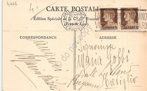 Cartolina Paqueboat Ile de France Salle de culture phisique Gymnasium | Immagine Gallery 2