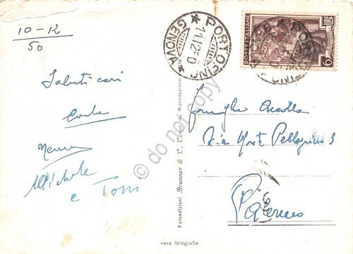 Cartolina Paraggi Santa Margherita Ligure 1950 | Immagine Gallery 2
