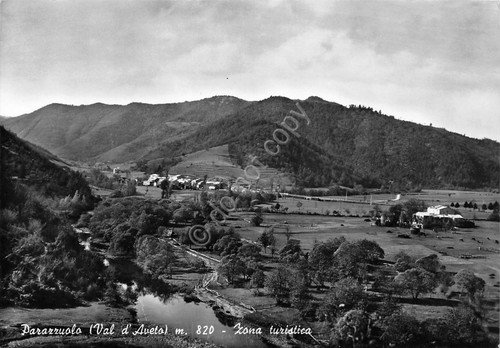 Cartolina Parazzuolo Val D'Aveto Panorama con case | Immagine principale