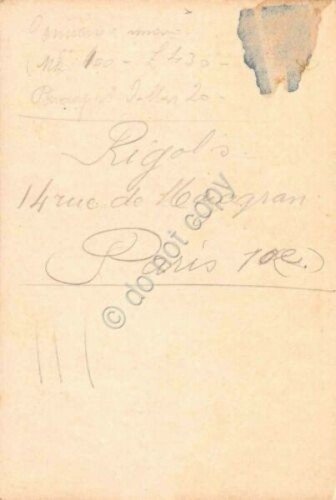 Cartolina Paris Rigol's de l'Alhambra Paris anni '20?