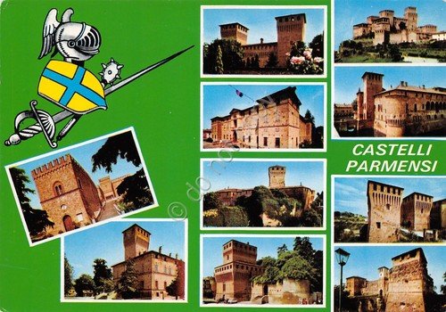 Cartolina Parma Castelli Parmensi vedute 1990 | Immagine principale