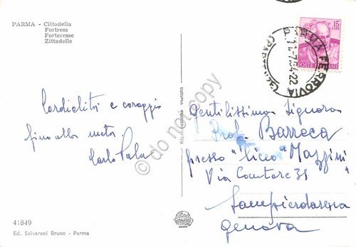Cartolina Parma Cittadella 1964 | Immagine Gallery 2