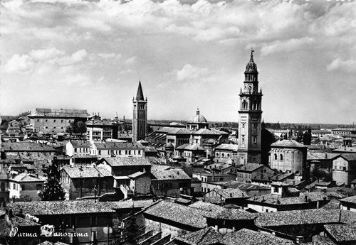 Cartolina Parma Panorama 1956