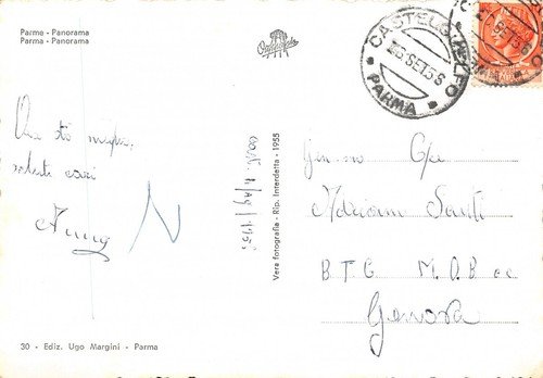 Cartolina Parma Panorama 1956