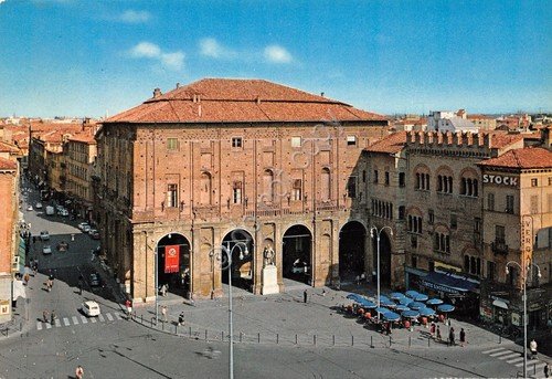 Cartolina Parma Piazza Garibaldi Stock timbro a targhetta Banco di … | Immagine Gallery 2