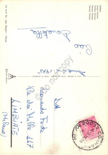 Cartolina Parma Teatro Farnese Interno 1975