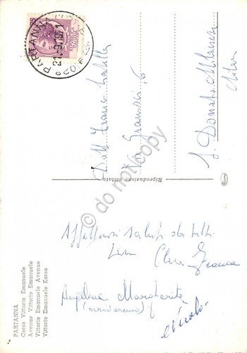 Cartolina Partanna Corso Vittorio Emanuele 1971 banco di Sicilia | Immagine Gallery 2