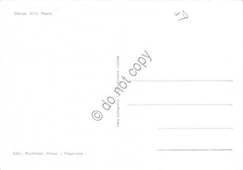 Cartolina Passadriano Codroipo Villa Manin | Immagine Gallery 2