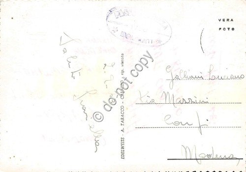 Cartolina Passo Costalunga Carezza Grand Hotel Carezza 1953 | Immagine Gallery 2