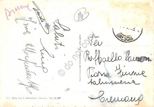 Cartolina Passo del Tonale Panorama parziale