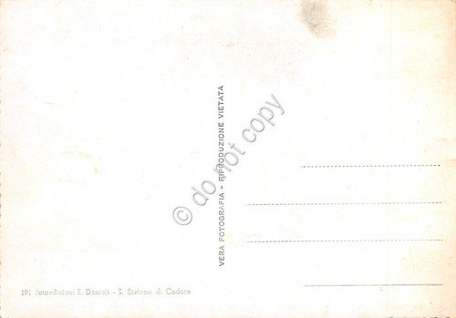 Cartolina Passo della Sentinella Dolomiti colorata | Immagine Gallery 2