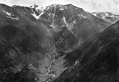 Cartolina passo di Aprica dintorni Valle Belviso