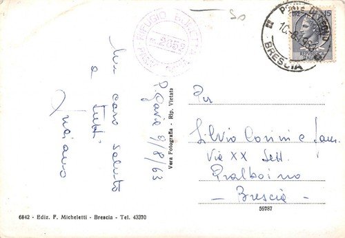 Cartolina Passo di Gavia Corno dei tre Signori nevicata estiva … | Immagine Gallery 2