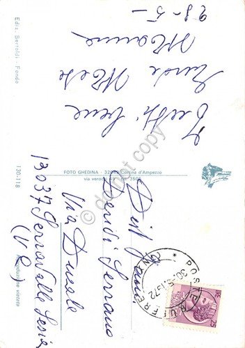 Cartolina Passo Mendola vedute 1972 (Trento) | Immagine Gallery 2