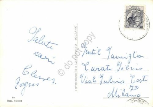 Cartolina Passo Rolle vedute (Trento)