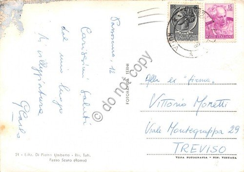 Cartolina Passo Scuro vedutine anni '60