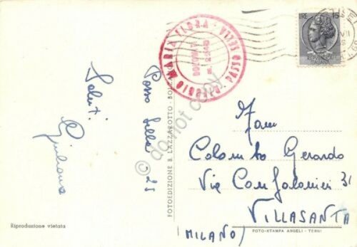 Cartolina Passo Sella vedute varie colorata 1959 timbro rifugio Maria … | Immagine Gallery 2