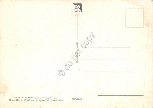 Cartolina Passo Tonale Gruppo Adamello vedute funivia bidonvia (Brescia) | Immagine Gallery 2