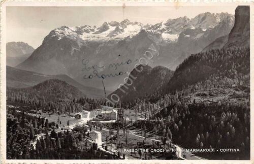 Cartolina Passo Tre Croci Marmarole Cortina - 1948 (Belluno)